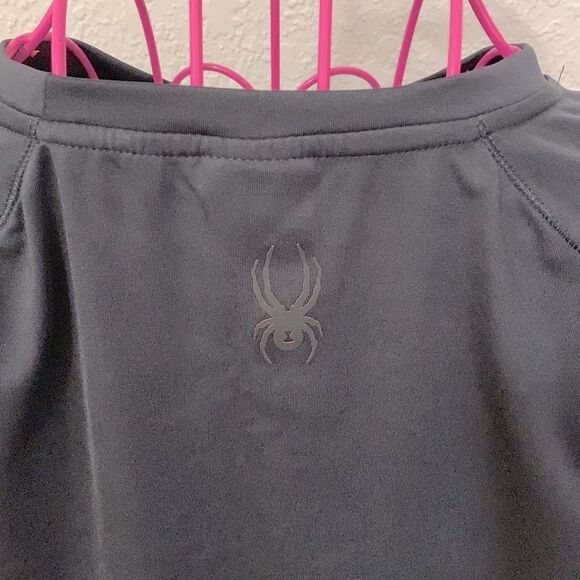 Spyder black active wear crop top size medium - Picture 5 of 16